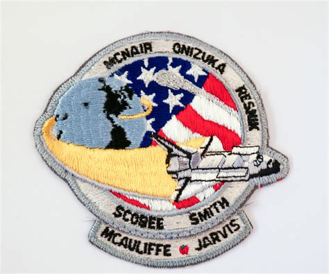 Space Mission Patch Sts 51 L Challenger 28 January 1986 In Space