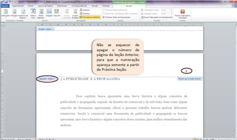 Número De Página Abnt - Inserindo numeração de páginas - Normas ABNT
