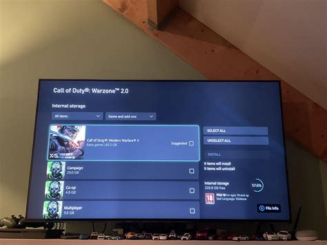 I need help, so i wanted to install warzone on my series x but it didnt