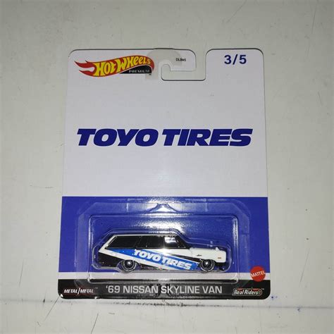 Jual Hot Wheels Premium Nissan Skyline Van TOYO TIRES FREE PROTECTOR