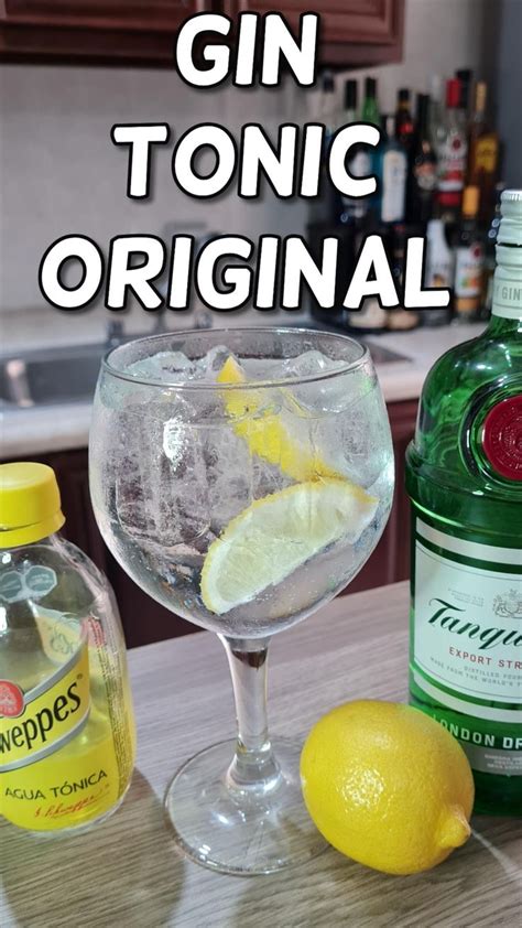 Agua Tonica Para Gin - GIN TONIC CLASICO - ORIGINAL 🍋🧊🍾 | Agua tónica, Preparacion de cocteles ...