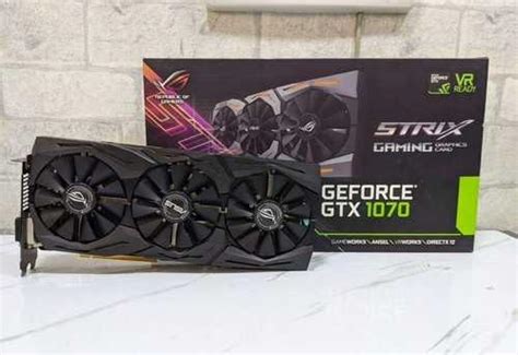 Видеокарта gtx 1070 8gb asus strix | Festima.Ru - Мониторинг объявлений