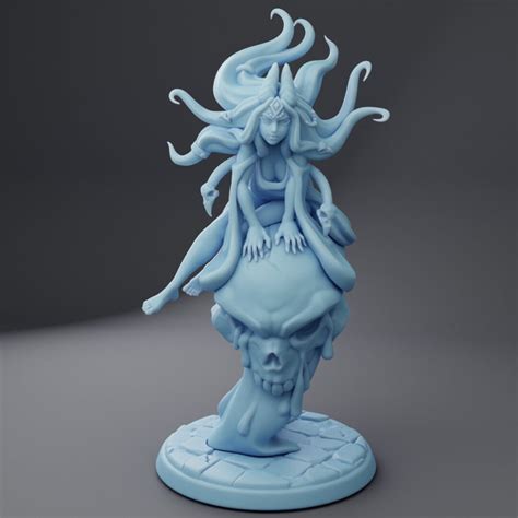 Baby Camylla Pinup Nude Necromancer 28mm 32mm 54mm Or 75mm Statue D D Resin Miniature Dungeons