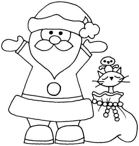 Santa Claus Printable Coloring Pages