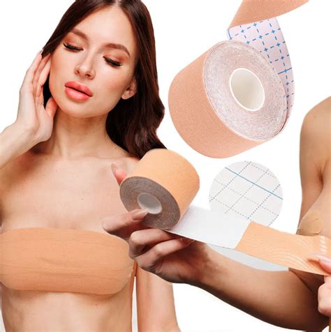 Taśma Modelująca Unosząca Dekolt Biust Boob Tape Biustonosz Pushup Taping Instrukcja Pl Inna