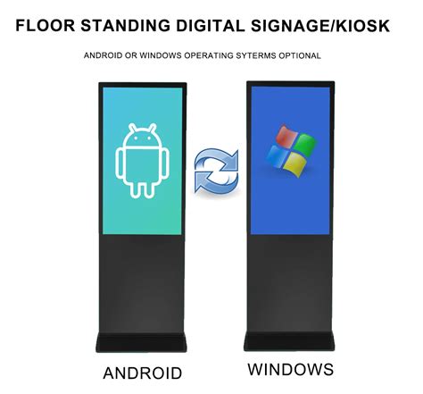 Inch Indoor K Floor Standing Digital Signage Marketing Advertising