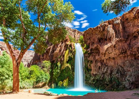 Havasu Falls Jigsaw Puzzle In Waterfalls Puzzles On