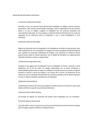 Derecho Laboral Colombiano PDF Descarga Gratuita