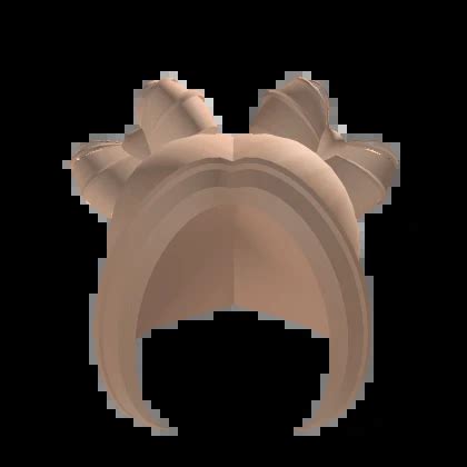 Cutesy Messy Bow Hair Buns In Blonde Roblox Item Rolimon S