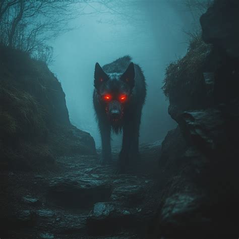 barghest  monstrous black dog  northern england folklore