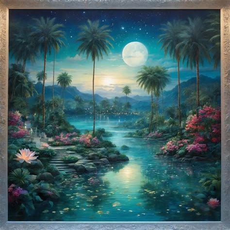 Premium Photo Aesthetic Oasis