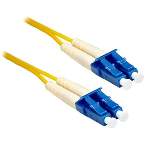 20M FIBER SMF OS1/2 LC/LC 9/125 DUPLEX PLENUM YELLOW (34557)