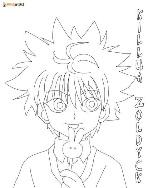 Dibujos De Killua De Hunter X Hunter Para Colorear Para Colorear Pdmrea