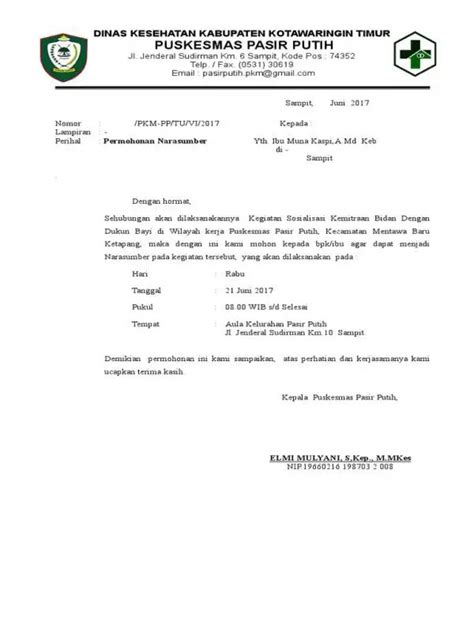 15 Contoh Surat Permohonan Narasumber Untuk Berbagai Kegiatan