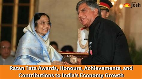 Ratan Tata Awards Honours Achievements And Contributions To Indias