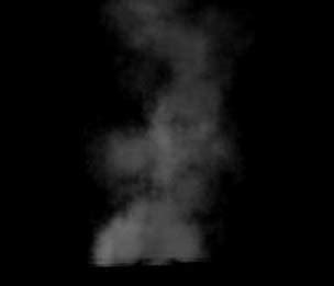 smoke simulation effect based  particle system