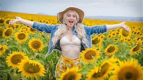 Sexy Sunflower Photoshoot Youtube