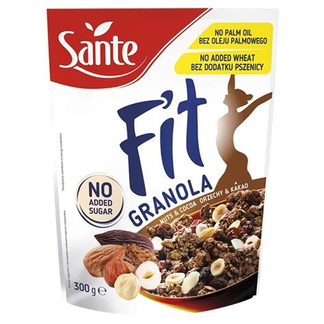 Promocja Sante Fit Granola Orzechy Kakao G W Kaufland