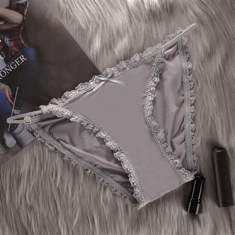 Custom Letter Logo Low Waist Striped Tangas No Show Bikini Custom Thongs Women Underwear Panties