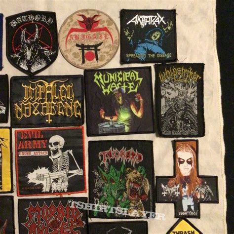 metallica destruction   death metal patches patch