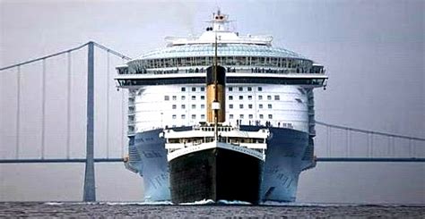 Navios Maiores Que O Titanic - Compare o Titanic com o maior navio de passageiros da atualidade