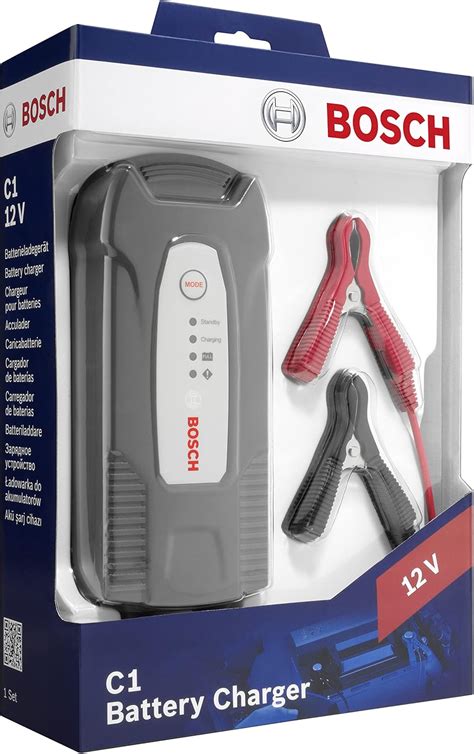 Bosch C1 - Intelligent and Automatic Battery Charger - 12V / 3,5A - for ...