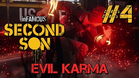 Infamous Second Son Part 4 EVIL KARMA ORBITAL DROP YouTube