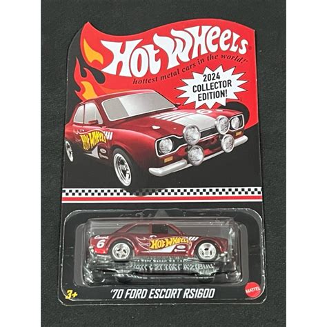 風火輪 hot wheels 全球限量 福特 ford escort rs 精裝 膠胎 蝦皮購物