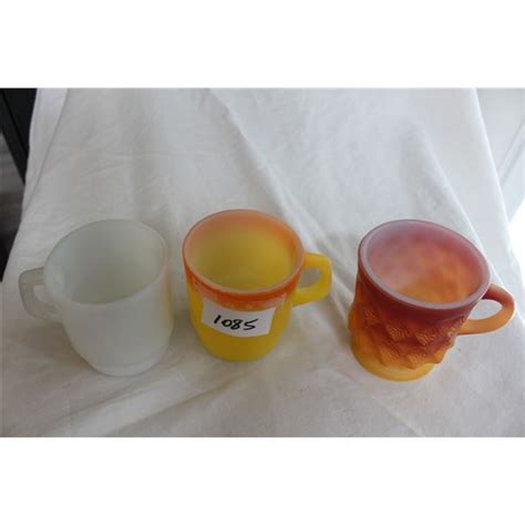 3 Fire King Mugs Schmalz Auctions