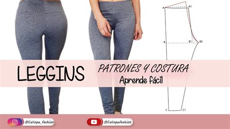 COMO HACER LEGGINS MOLDES CONFECCIÓN MOLDES GRATIS YouTube