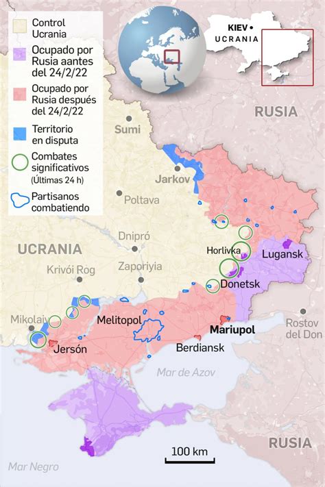 Ucrania No Afloja La Presi N En Jers N Conquista Cuatro Localidades Y