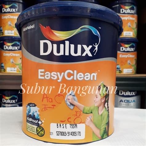 Jual Cat Tembok Interior Dulux Easy Clean Ltr Warna Shopee Indonesia