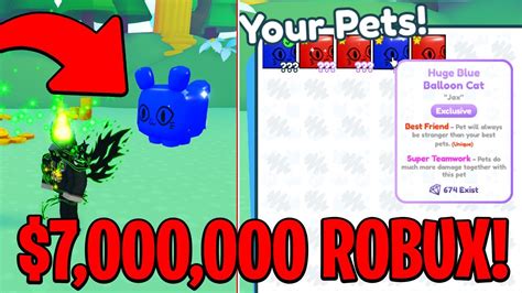 Most Expensive Huge Pet In Pet Simulator X Roblox Youtube