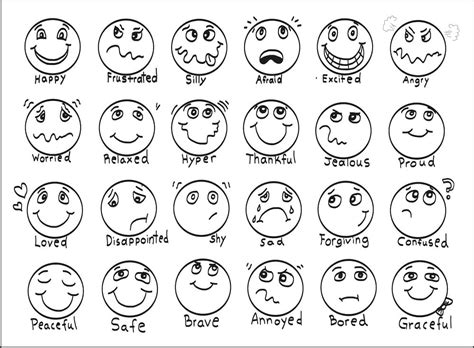 Desenhos Para Colorir Emoções - 5