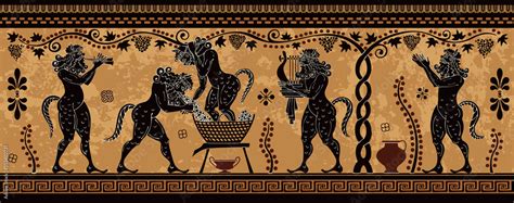 ancient greek paintingpottery artstylized ancient greek background
