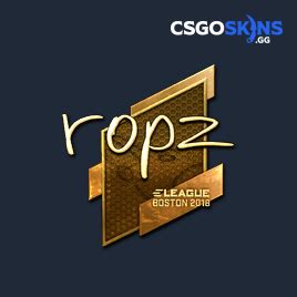 Sticker Ropz Gold Boston Csgoskins Gg