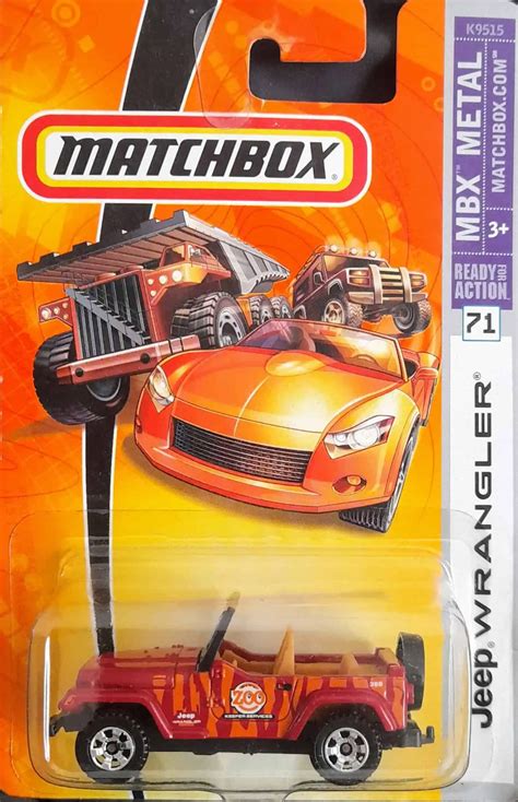 Matchbox Jeep Wrangler Universo Hot Wheels