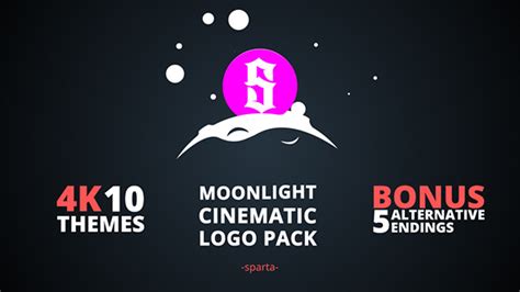 Moonlight Cinematic Logo Pack, After Effects Project Files | VideoHive