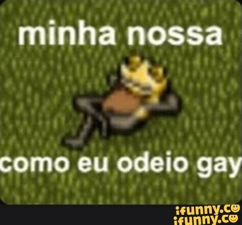 Minha Nossa Como Eu Odeio Gay Ifunny Brazil