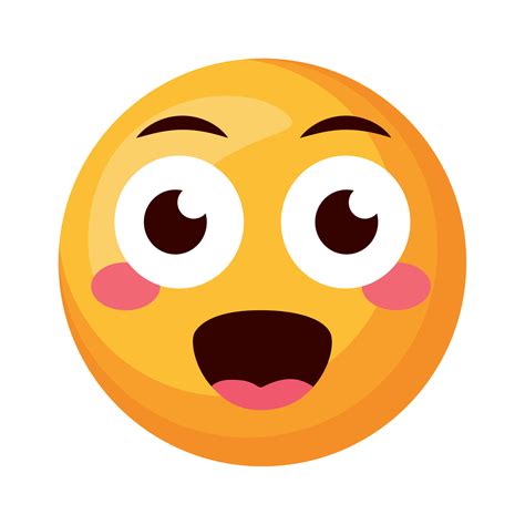 Cara Emoji Sorprendida Vector En Vecteezy