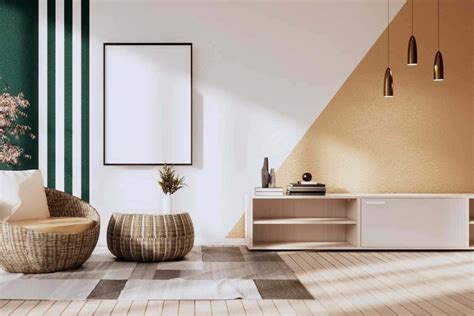 Pintura De Parede De Sala Com Duas Cores - Pintura de parede de sala com duas cores: como fazer e 5 ideias que ...