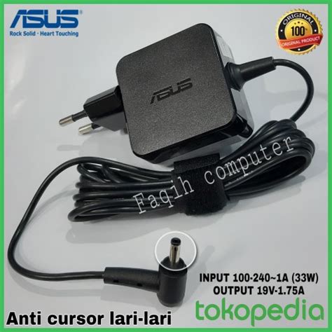 Jual Adaptor Charger Laptop Asus E210 E210m E210ma E410 E410m E410ma 33w Jakarta Barat Faqih