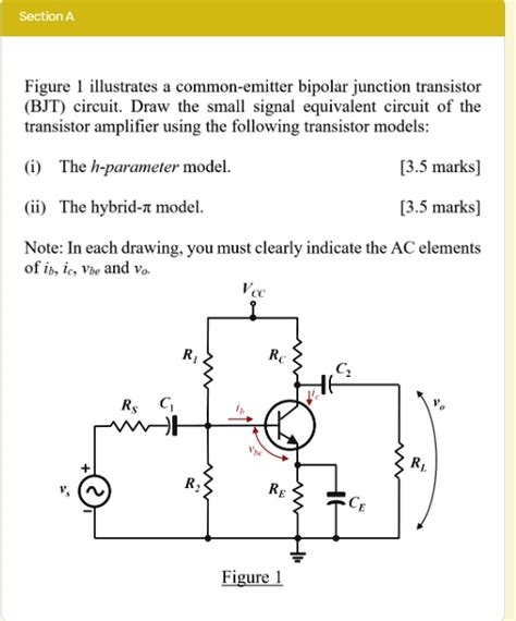 Solved Figure Illustrates A Common Emitter Bipolar Junction