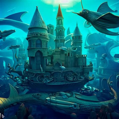 Premium Ai Image Deep Sea View