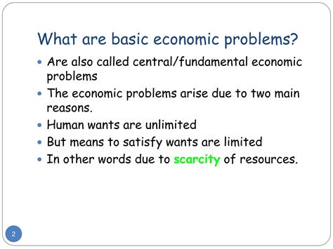 Basiceconomicproblems Ppt
