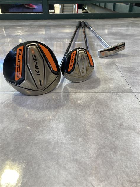 Used Junior King Cobra 3 Clubs Left Hand Junior Flex Driver Hybrid