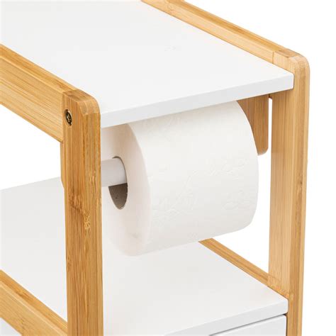 Estante Organizador Para Baño Natureo Blanco Perfect Home