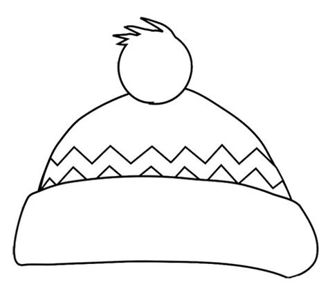 Winter Hat Coloring Page