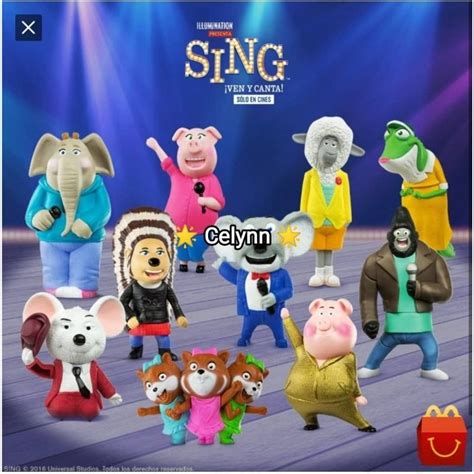 Mcd Mcdonalds Mcdonalds Mekdi Happy Meal Toy Sing Movie Singing Toys