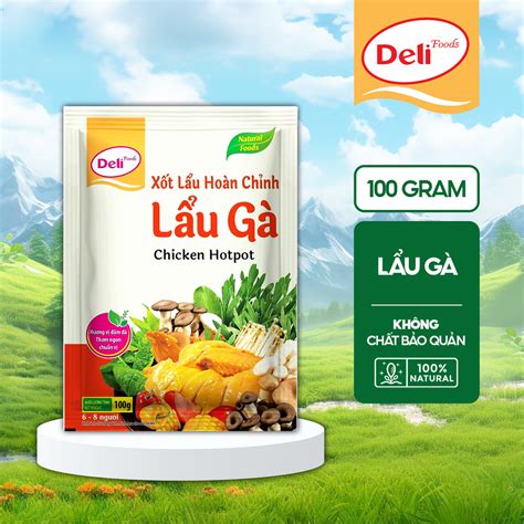 Deli Foods Chicken Hot Pot Seasoning G Pre Seasoned Chicken Hot Pot Base Complete Hot Pot